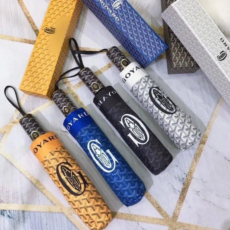 

Fashion trend new umbrella automatic folding umbrella gift box with 4 colors for men and women The quality is very good