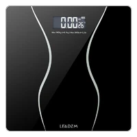 leadzm new small waist 180kg0 1kg 6mm thickness 2828cm lbkg unit switch weight scale black