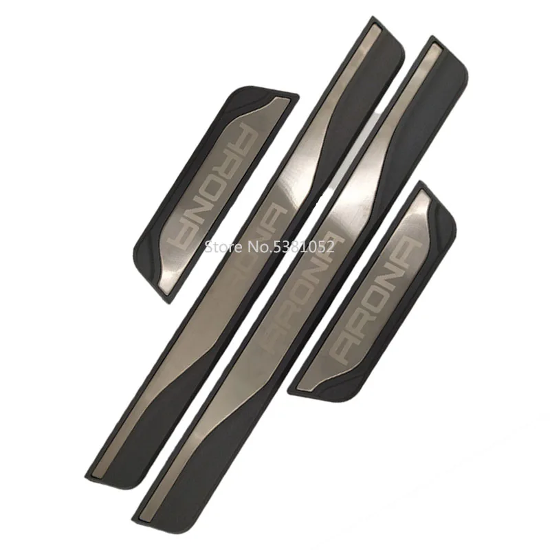 

Car Sticker For Seat Arona Kj7 2017 2018 2019 Accessories Stainless Steel Door Sill Scuff Plate Pedal Trim Guard Auto Styling