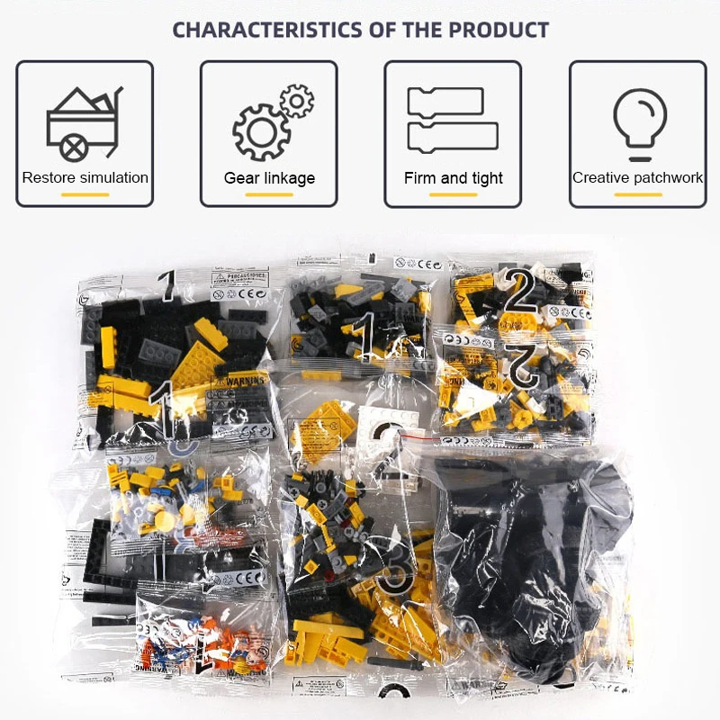 732 шт. городской Инженерная вилочные погрузчики строительные блоки город