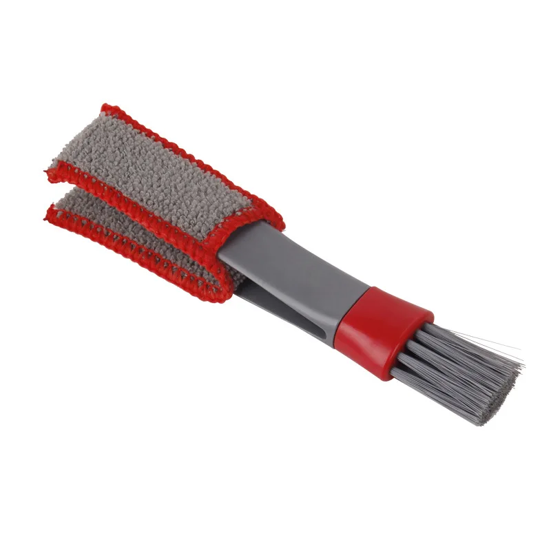 

Car Air Conditioning Air Outlet Cleaner Double Head Car Keyboard Dust Removal Cleaning Tool Shutter Dust Collector Detail Brush