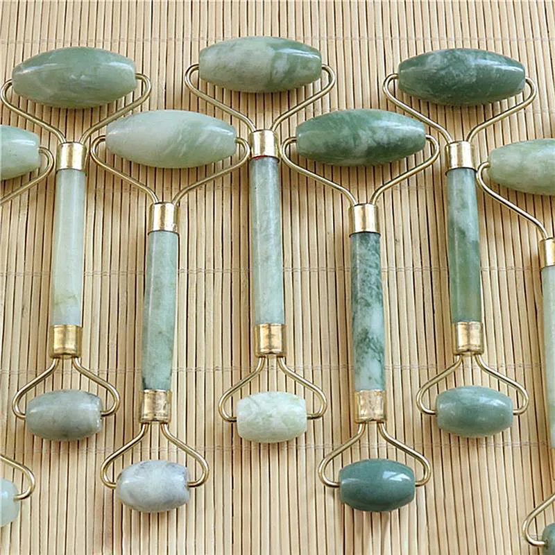 

Portable Pratical Facial Massage Roller Natural Jade Anti Wrinkle Face Slimming Shaper Body Foot Relaxation Beauty Tool 1 Pcs