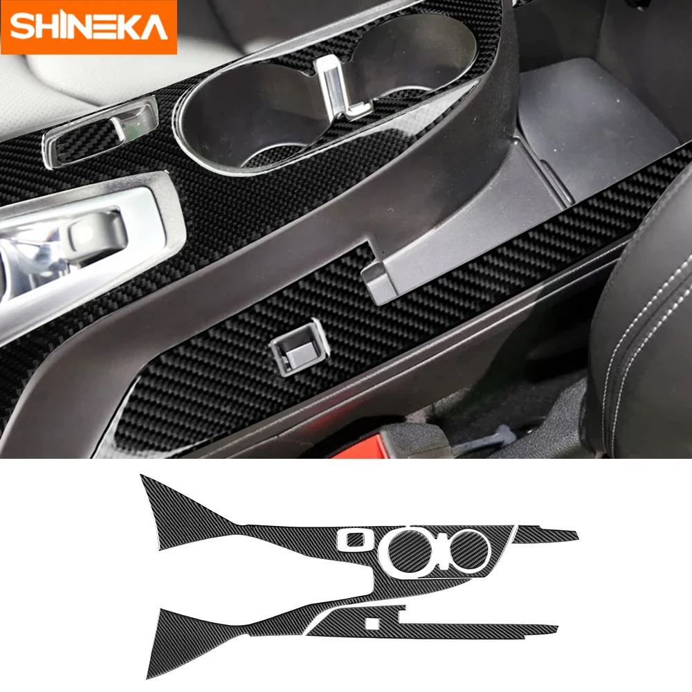 Наклейки из углеродного волокна для отделки подлокотника Chevrolet Camaro 2016 2017 2018