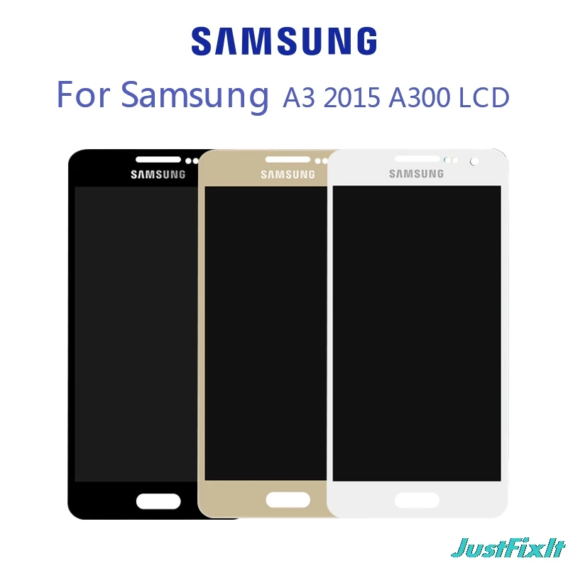 Для SAMSUNG Galaxy A3 2015 A300H A300F A300FU LCD дисплей Супер AMOLED сенсорный экран дигитайзер Замена
