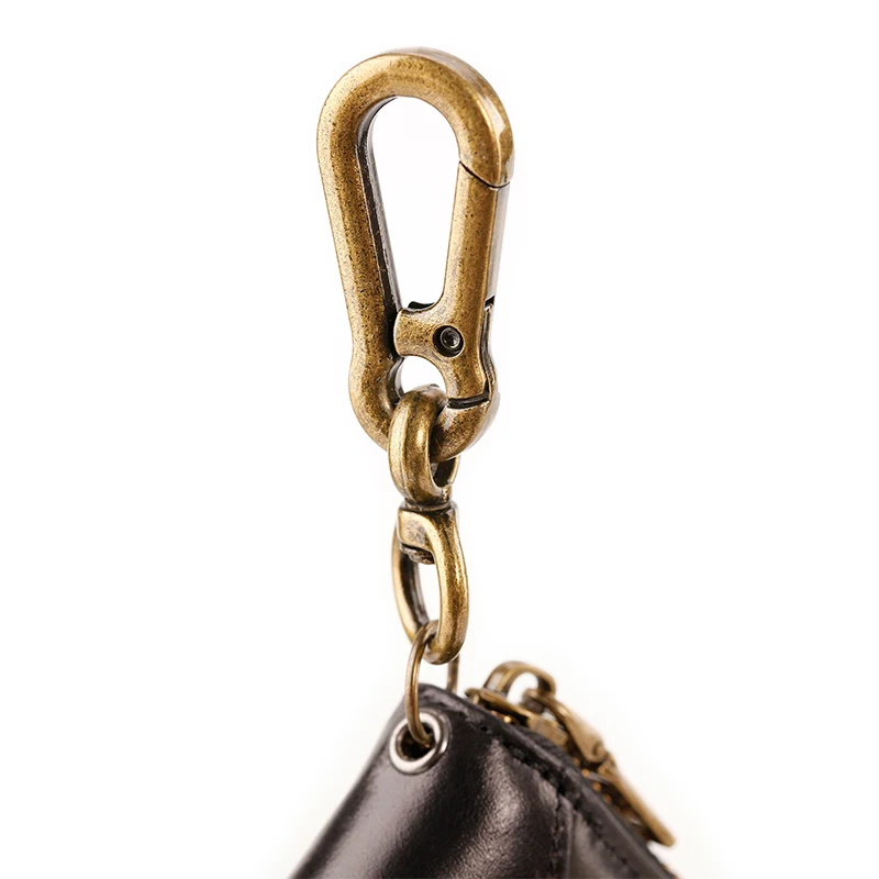 

PI UNCLE Brand Leather Key Case Multifunctional Card Type Waist Keychain, Change Key Box, Car Key Storage