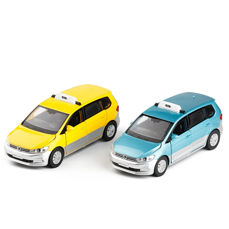 1:32 новинка такси MPV модель игрушечный автомобиль сплав оттягивается детская