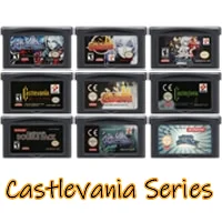 

32 Bit Video Game Cartridge Console Card for Nintendo GBA Castlevania Series Asia of Sorrow Circle Of The Moon Harmony Dissonanc