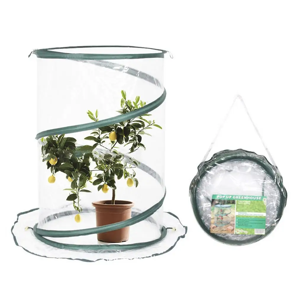 

Pop-up Greenhouse Mini Portable Outdoor Greenhouse Easy To Ventilate And Sunlight Enough Space For Plants Growth