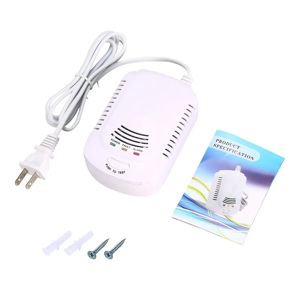 Combustible Gas Detector Sensor Alarm LPG Natural Analyzer Leak Determine Tester Sound-light Security System | Инструменты