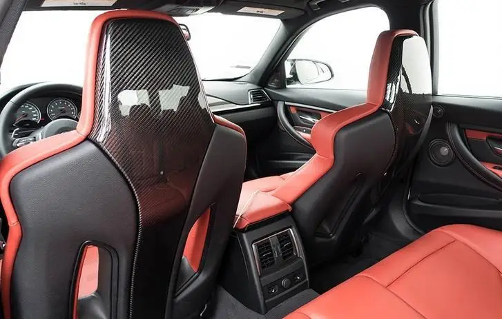 Задняя крышка из углеродного волокна для BMW M3 F80 M4 F82 F83 2014 2015 2016 2017 2018 блестящий