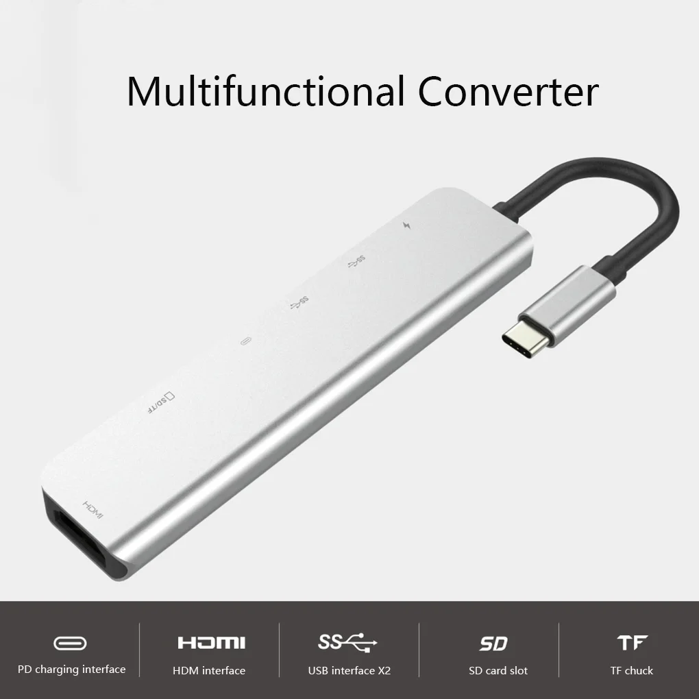 USB-C-концентратор 15 в 1 с беспроводной зарядкой RJ45 SD-кардридер Type-C расширенная