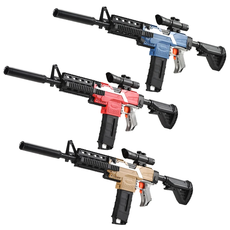 2022 New Model Soft Bullet Toy Gun Simulation M416 Air Shooting Game For Kids High ABS Plastic Quality Factory Wholesale | Игрушки и