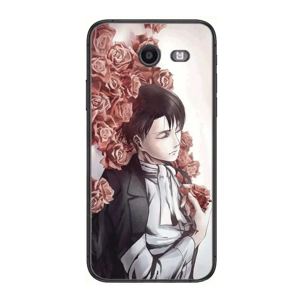 

levi ackerman style Phone Case Hull For Samsung Galaxy J 4 3 5 6 7 8 EU 2018 Plus 2017 Black Shell Art Cell Cover TPU