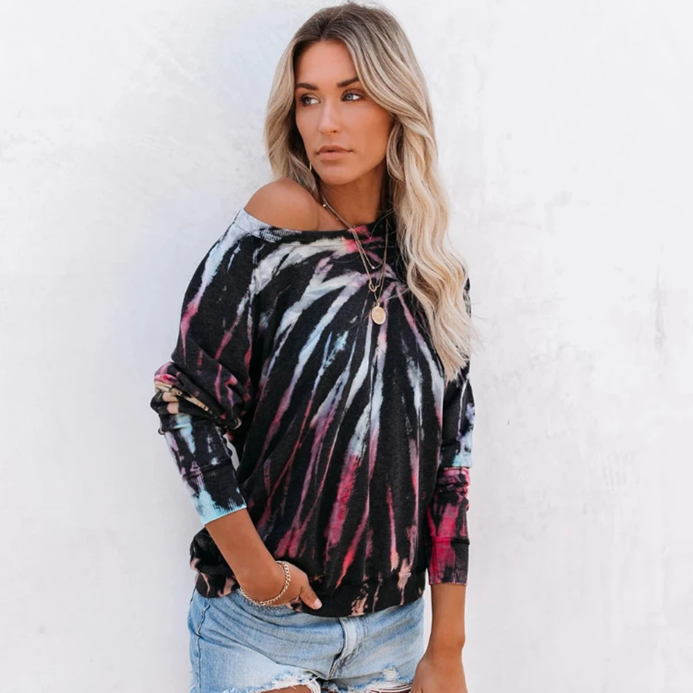 Autumn Loose Women Tshirt Tops Long Sleeve Fashion Casual Ladies T-Shirt Tee Shirt Round Neck Female T Q30 | Женская одежда