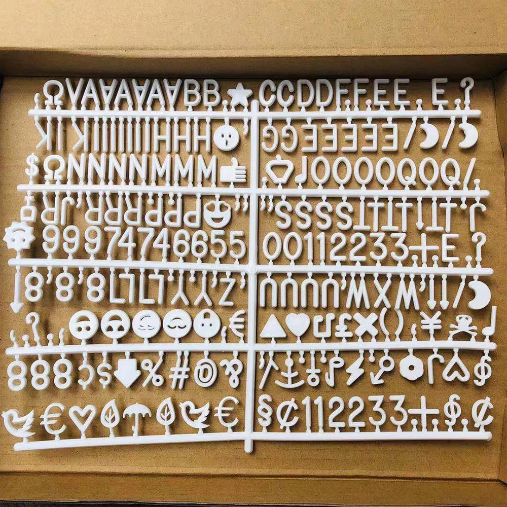 

Beautiful Felt Letter Board Wooden Frame Changeable Symbols Numbers Characters Message Boards For Home Office Decor Board