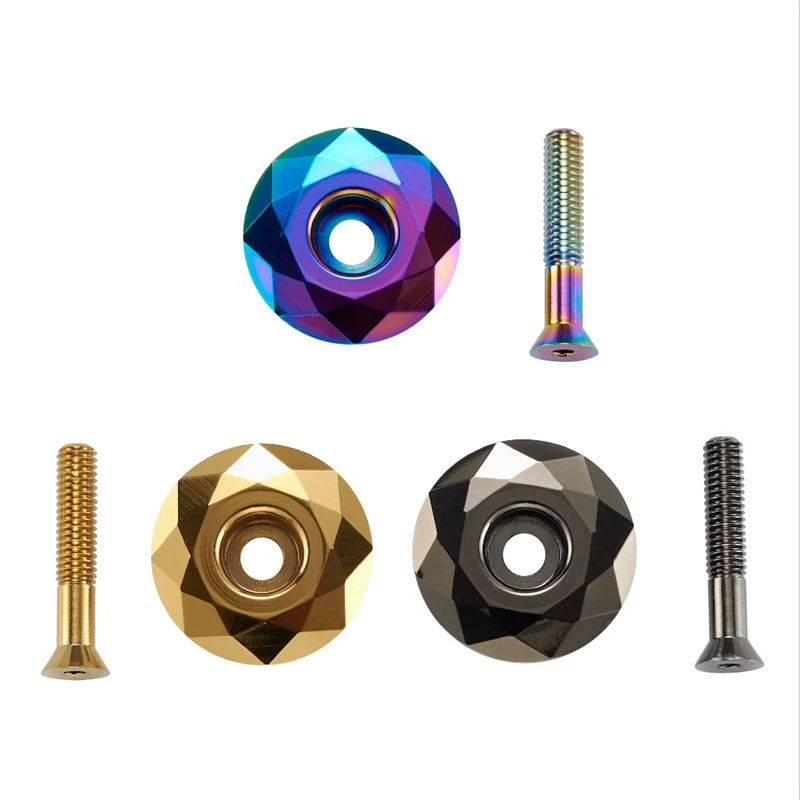 

28.6Mm 1/8 Bicycle Headset Cap Bike Fork Top Cap Steerer Bicycle Accessories for Road Mountain Bike