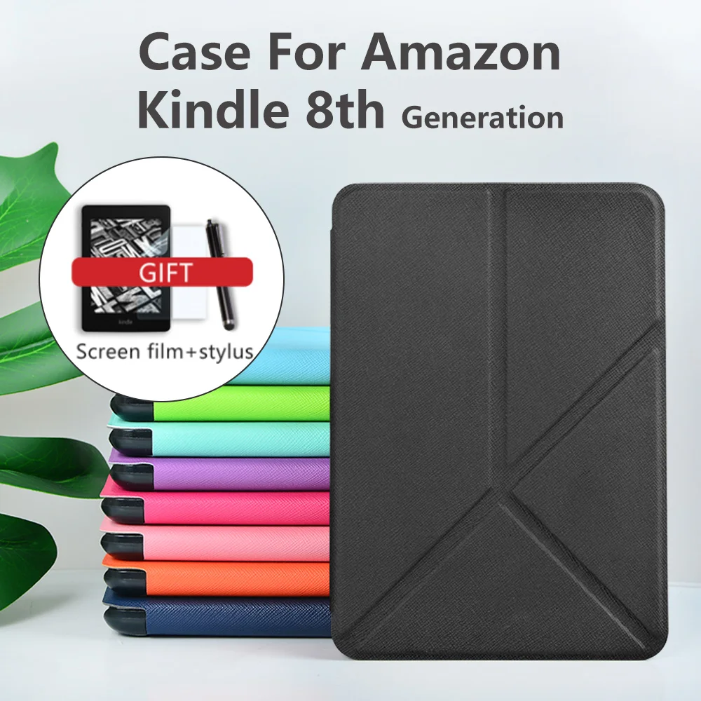 Оригами смарт-чехол для Kindle 8 8-го поколения 2016 PU кожаный защитный чехол с