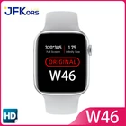 Смарт-часы W46 с Bluetooth, мужские и женские Смарт-часы с пульсометром и монитором кровяного давления, браслет для Ios, Apple Watch, PK Iwo 12 hw12