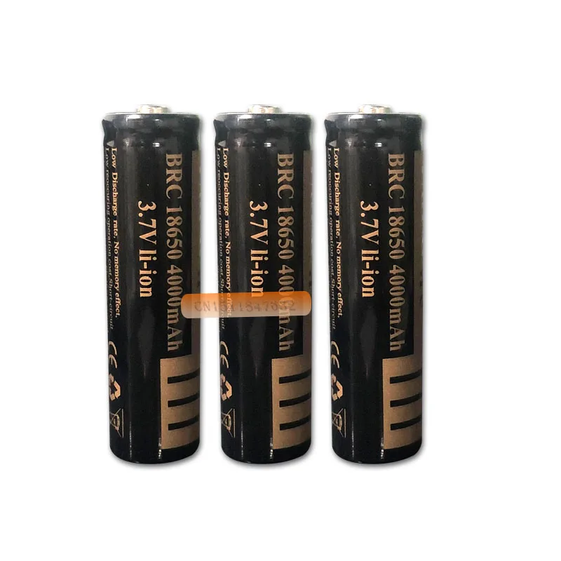 2 шт 18650 4000mAh 3,7 v литий-ионная аккумуляторная батарея+ умное зарядное устройство