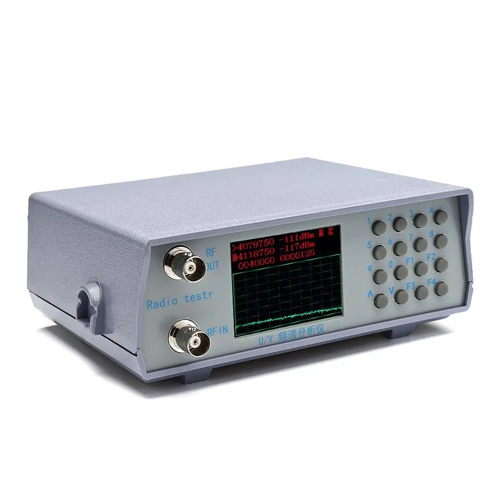 U/V UHF VHF Двухдиапазонный анализатор спектра простой анализатор спектра с w/отслеживанием источника 136-173 МГц/400-470 МГц