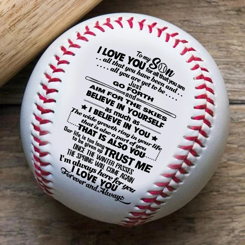 

My Son, Go Forth And Aim For The Skies Baseball Ball