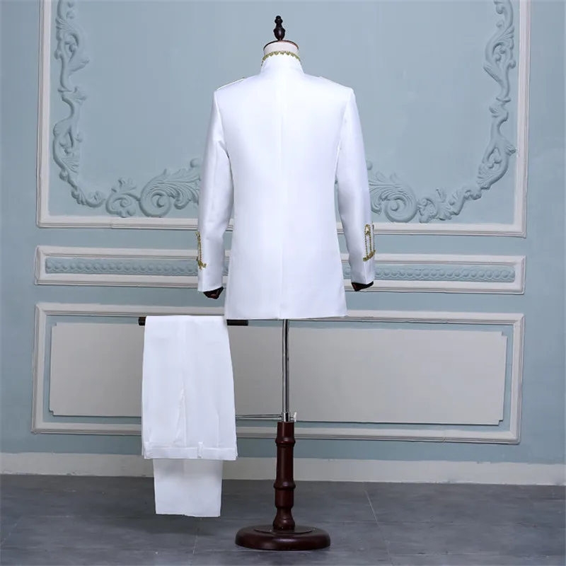 Мужской костюм для косплея двубортный приталенный в стиле ретро принца