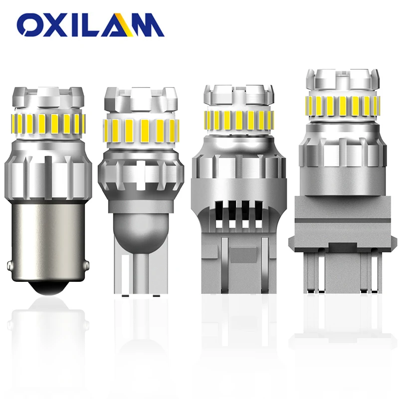 Светодиодный фсветильник заднего хода OXILAM лампа Canbus W16W T15 BA15S P21W W21W для VW Passat B7 B6 B5