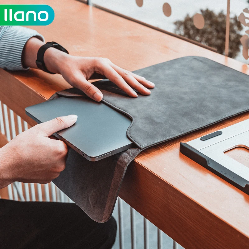 

LLANO Laptop Bag Sleeve Case For Macbook Pro 13.3-15.6 inch Mac Air Briefcase Notebook Pouch HP Huawei Xiaomi Acer Lenovo Cover