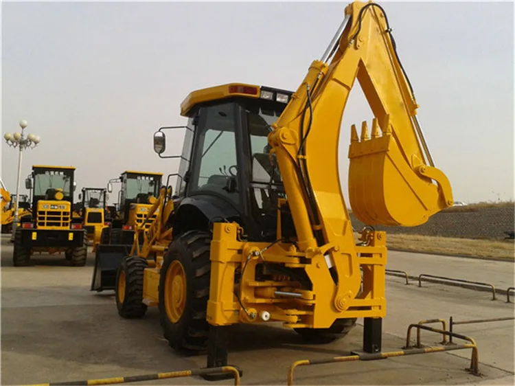 Большой фронтальный и экскаватор погрузчик с ковшом 4 в 1| |