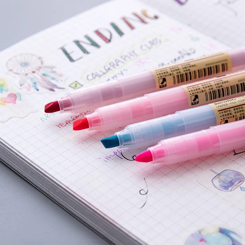 10 флюоресцентные цвета ручки маркера арт ручкой отметки жидкий маркер воды