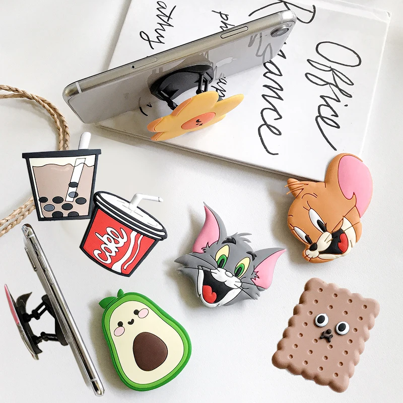 Милая мультяшная воздушная сумка держатель для телефона растягивающий