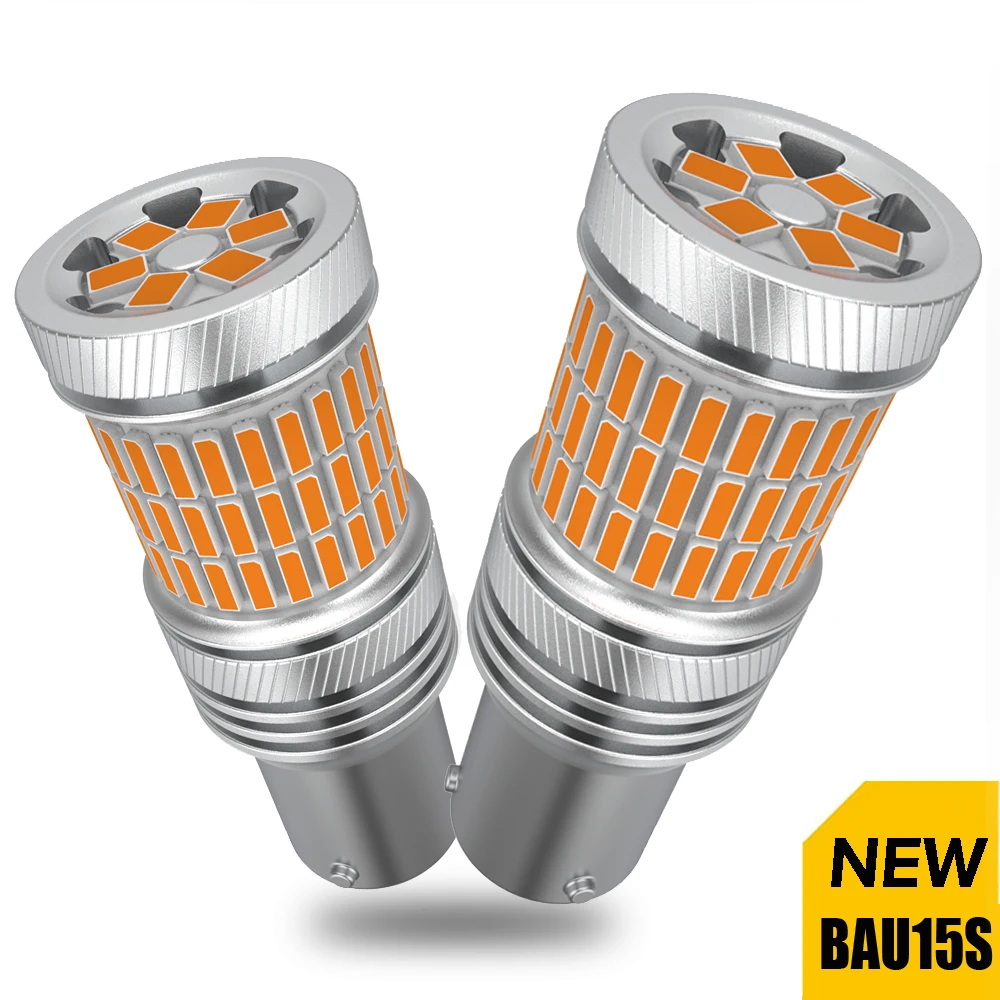 2x CANBUS Error Free светодиодный лампы сигнала поворота светильник P21W 1156 BAU15S BA15S PY21W для