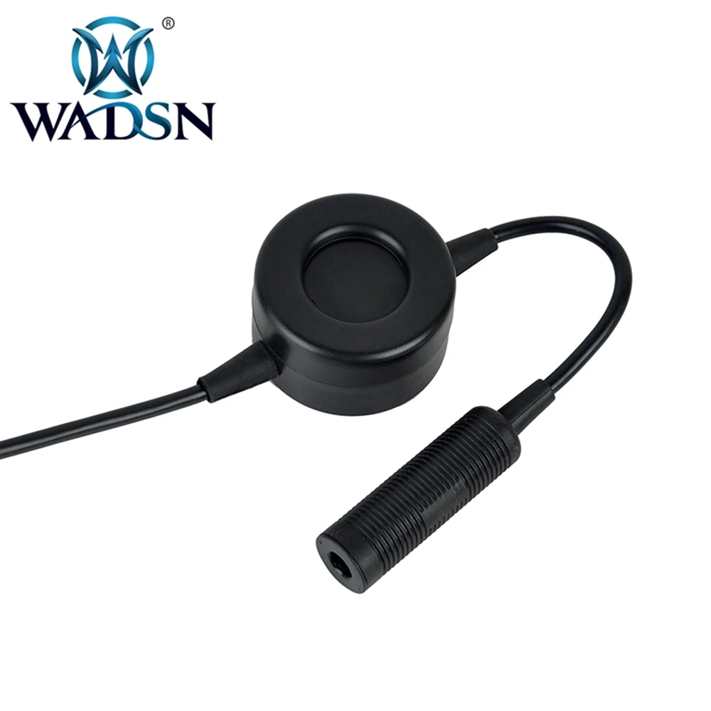 WADSN Тактический TCI PTT наушники адаптер для Baofeng UV радио Кнопка Push-to-Talk Kenwood Midland WZ114