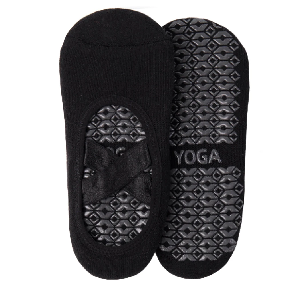 

Женские хлопковые носки для йоги, профессиональные нескользящие спортивные носки, бандажные спортивные балетные танцевальные носки для де...