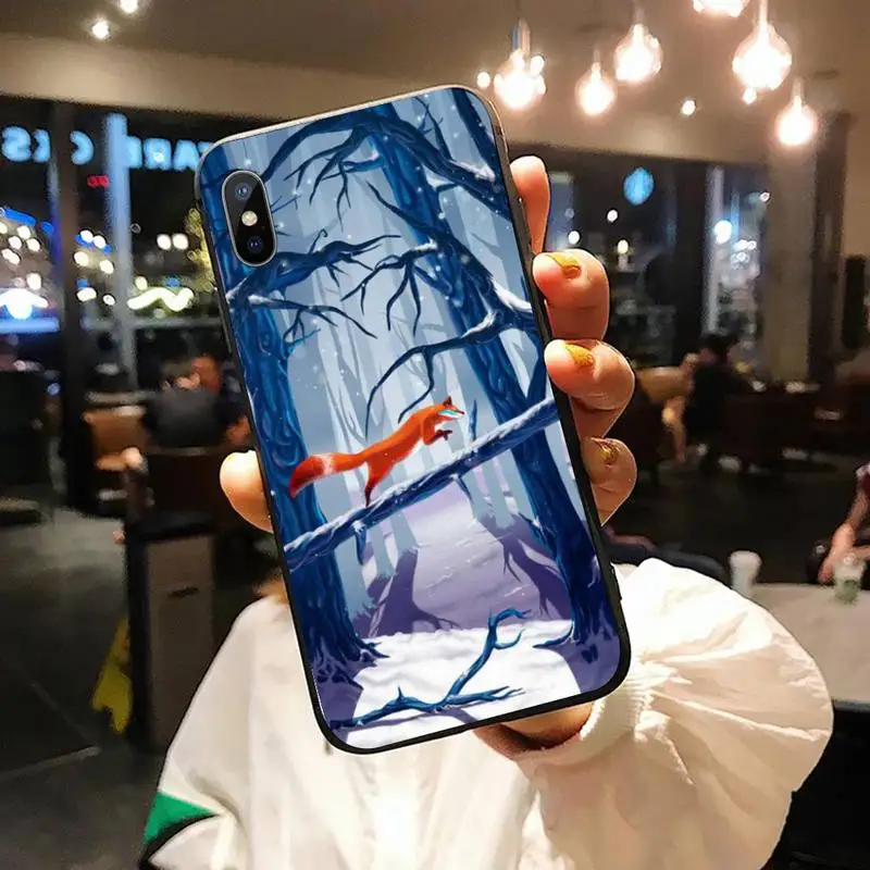 

Anime Cartoons foxs Cute animal Phone Case for iPhone 11 12 pro XS MAX 8 7 6 6S Plus X 5S SE 2020 XR