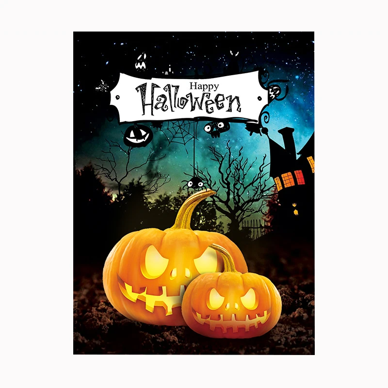 

Счастливый Хэллоуин гобелен украшение для стен ковер Прямая поставка одеяло