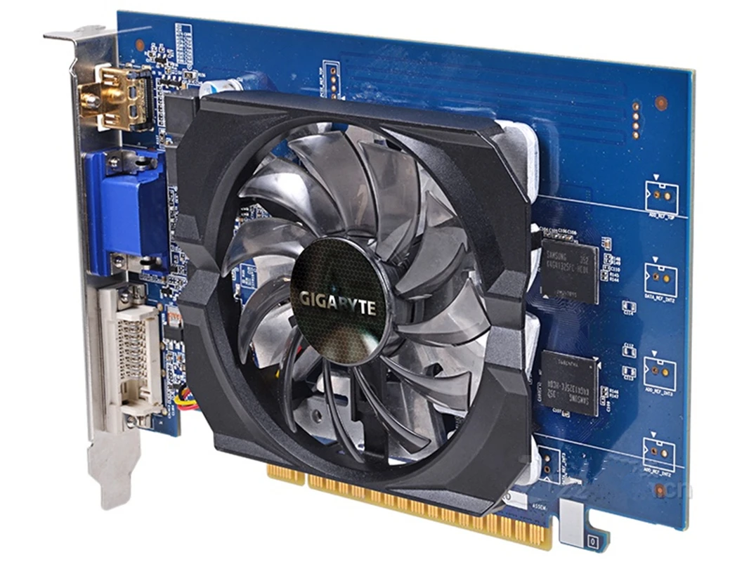 GIGABYTE GT 730 2 Гб D5 видеокарты GV-N730D5-2GI 64Bit GDDR5 видеокарта для nVIDIA Geforce GT730 HDMI Dvi VGA карты