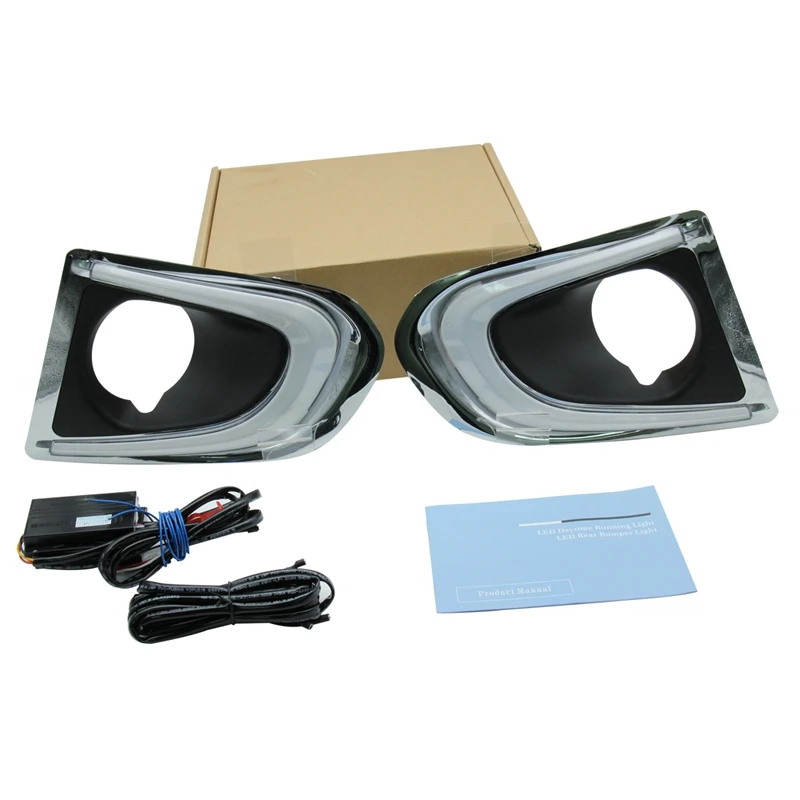 

2Pcs for 2014-2015 Chevrolet Chuau with Yellow Light Guide Light Daytime Running Light