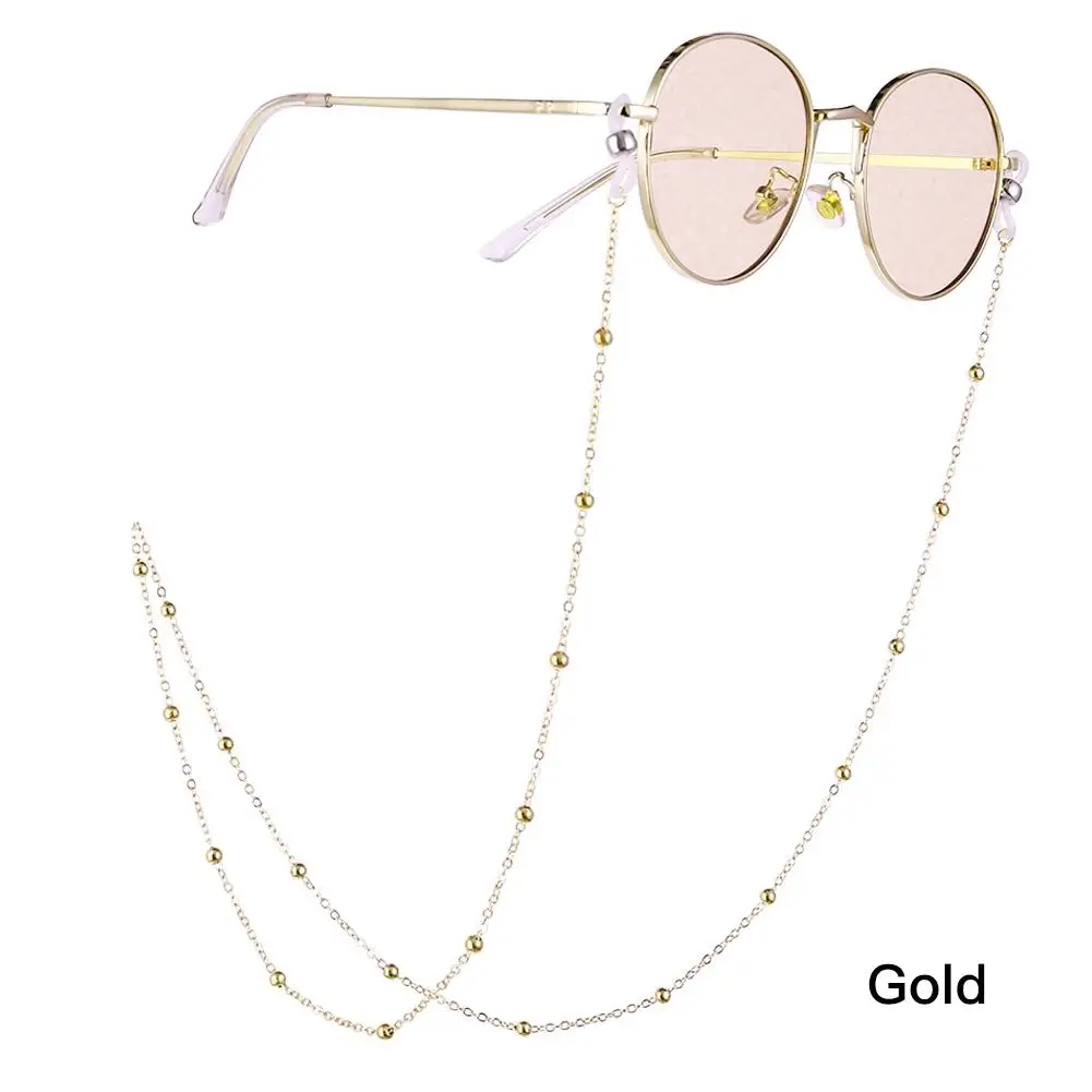 Glasses Chain Women Men Eyewear Accessories Stainless Steel 70CM Eyeglass Chains Sunglasses Reading Beaded Glasses Chain