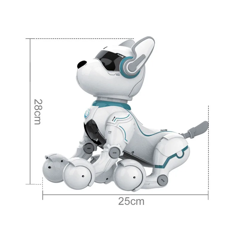 Intelligent Early Education Parent-Child Interaction Robot Dog Kids Gift Dancing Music Program Imitate Animal Sounds RC Pet | Игрушки и