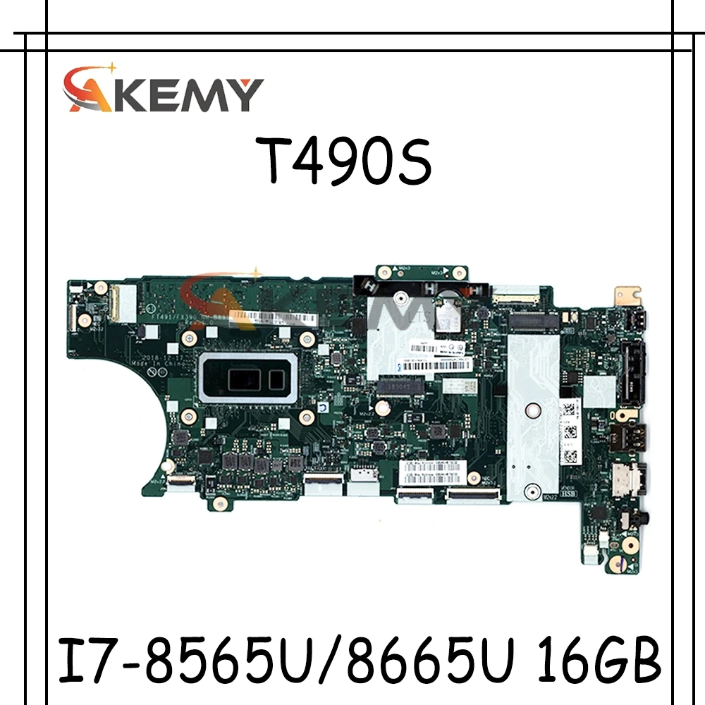 

NM-B891 для ThinkPad T490S Материнская плата ноутбука FT491/FX390 NM-B891 с I7-8565U/8665U 16GB Оперативная память оригинальный 100% полностью протестирована