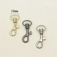 5pcs 20mm bag strap buckles swivel trigger snap hooks clips lobster clasp keychain hangers diy hardware accessories