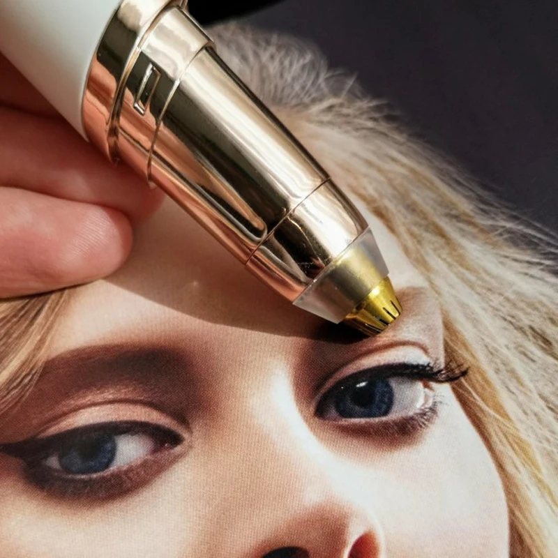Eyebrow Trimmer pen Face Brows Hair Remover Epilator Lipstick Electric Shaver Painless Eye Brow Dropshipping | Красота и здоровье