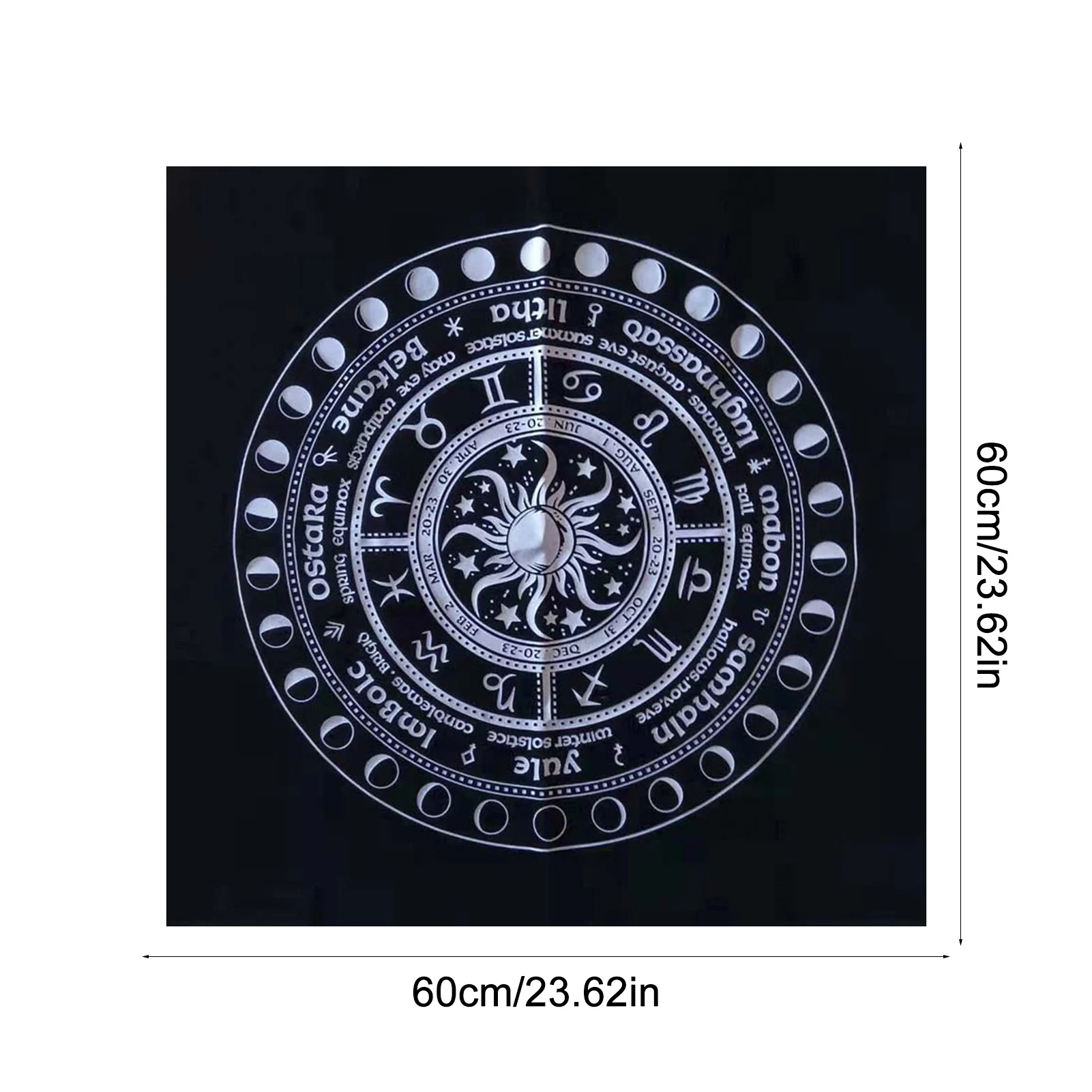 

Tarot Card Tablecloth Velvet Divination Altar Cloth Board Game Fortune Astrology Oracle Tarot Cards Crystals Pad For Table Games