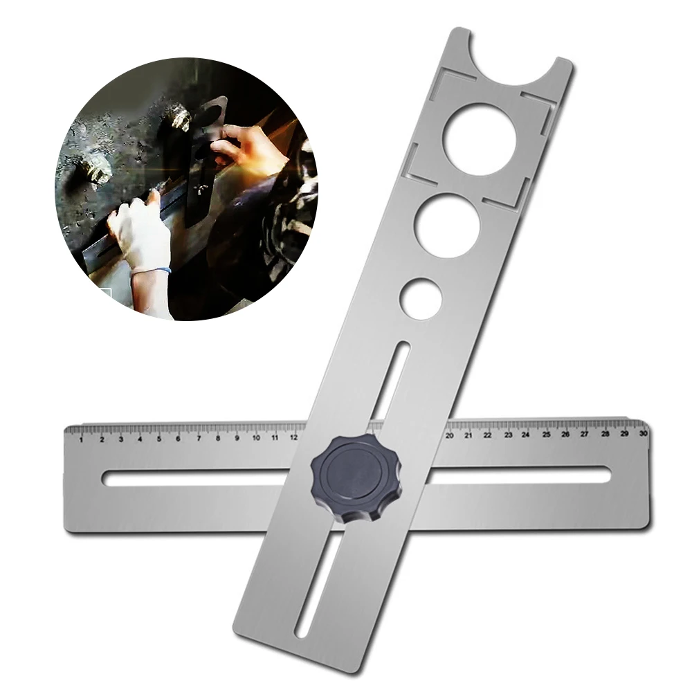 

Tile Hole Locator Wall Tile Glass Multi-Function Universal Puncher Hydroelectric Mason Measuring Practical Tool 2019 New