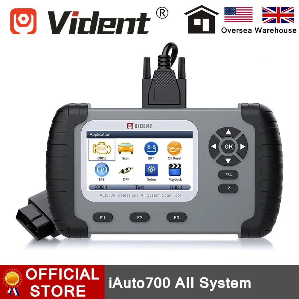 VIDENT iAuto700 профессиональная система для полной диагностики автомобиля включает