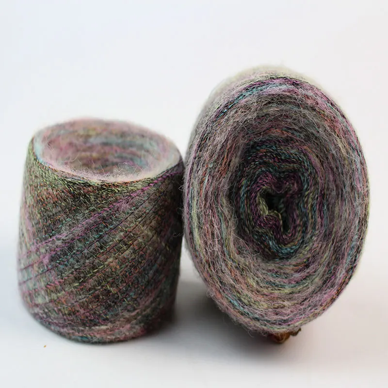 70% шерсть ангорской шерсти вязание крючком мохеровая линия lanas ovillos t52|laine mohair|knitting