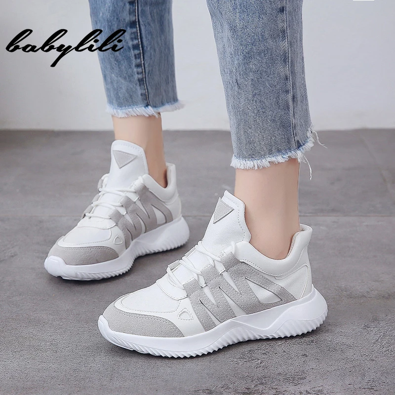 Женские кроссовки с вулканизированной подошвой модные летние спортивные мягкой