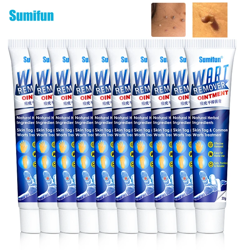 Sumifun 10 шт. устройство для удаление бородавок кожи удаления этикеток мазь борьбы с