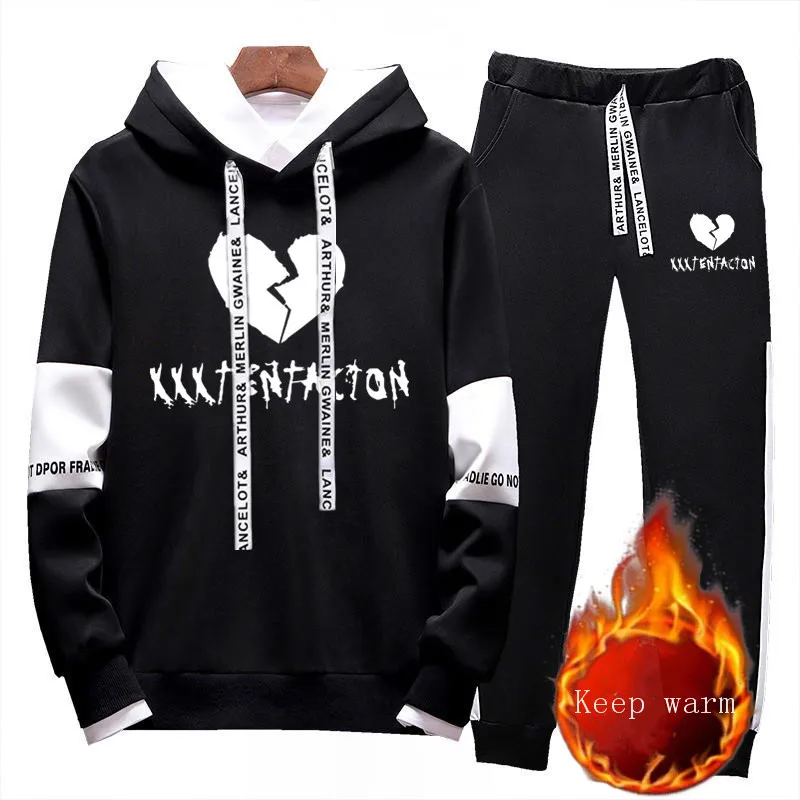 2019 осень/зима XXXTentacion месть убивать хип хоп толстовки свитшоты и спортивные брюки
